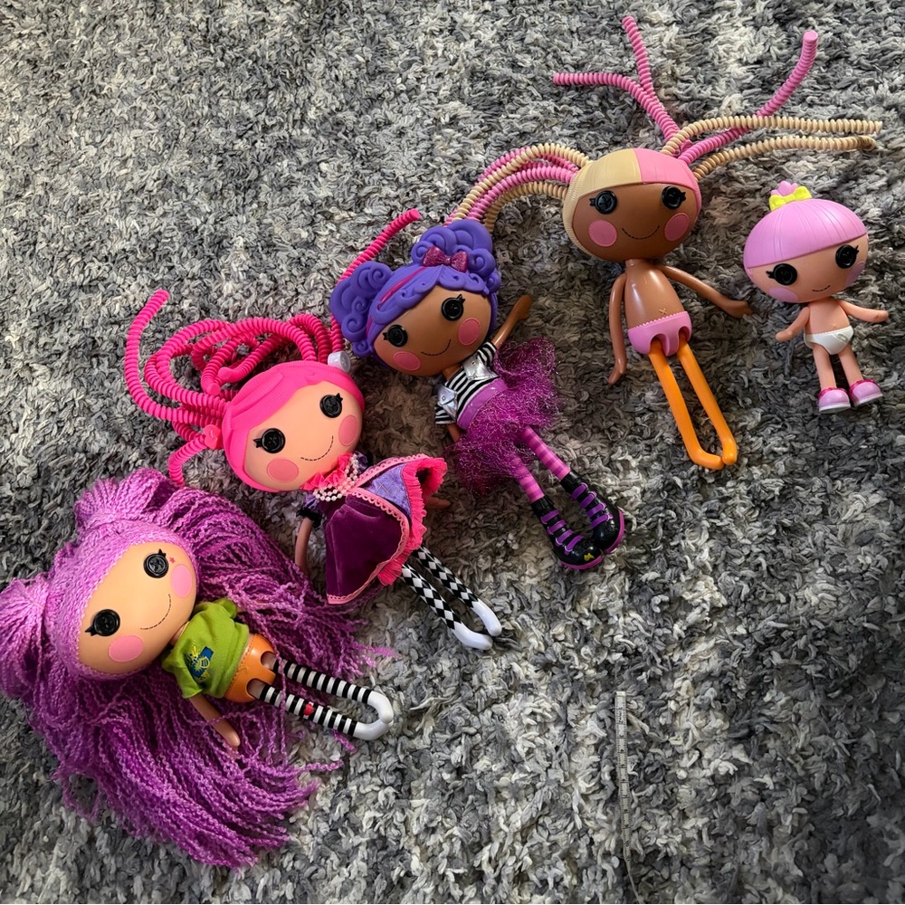 Lalaloopsy Full Size 12” and 7” Doll Lot of 5